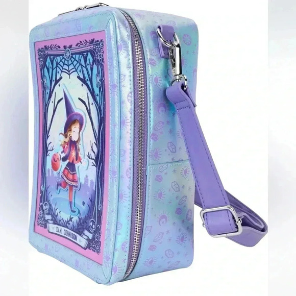 Hocus Pocus Tarot Card Iridescent Crossbody Bag Loungefly NWT - Picture 2 of 5